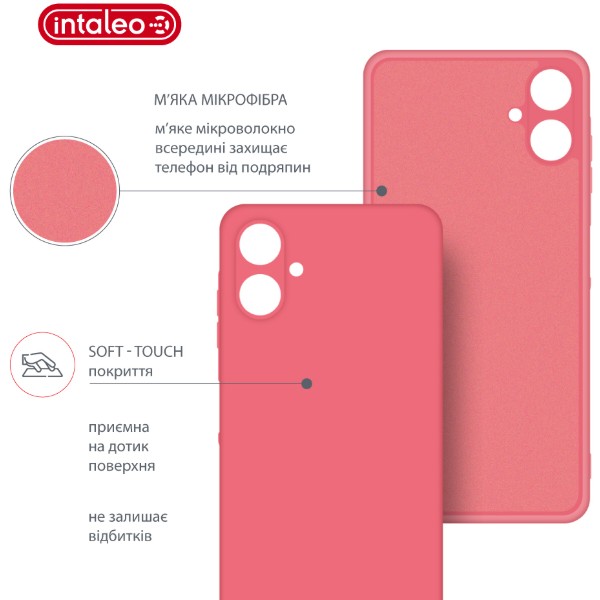 Фото - Чехол для смартфона Intaleo Silicone Case for Samsung Galaxy A06 Pink (1283126599903)