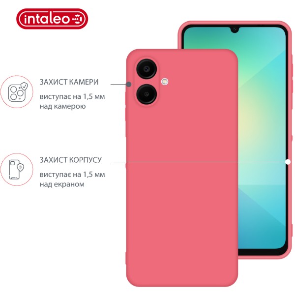 Фото - Чехол для смартфона Intaleo Silicone Case for Samsung Galaxy A06 Pink (1283126599903)