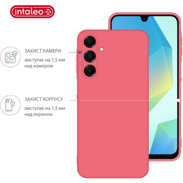 Фото - Чохол для смартфону Intaleo Silicone Case for Samsung Galaxy A16 Pink (1283126600012)