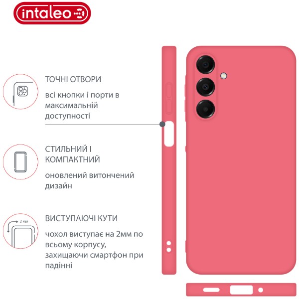 Фото - Чохол для смартфону Intaleo Silicone Case for Samsung Galaxy A16 Pink (1283126600012)