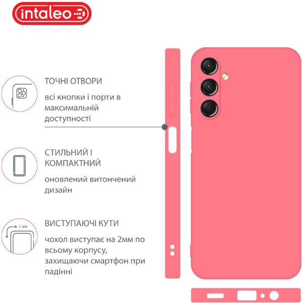 Фото - Чохол для смартфону
 Intaleo Silicone Case for Samsung Galaxy A24 Pink (1283126600074)