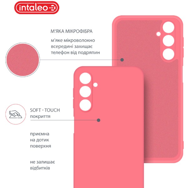 Фото - Чохол для смартфону
 Intaleo Silicone Case for Samsung Galaxy A24 Pink (1283126600074)