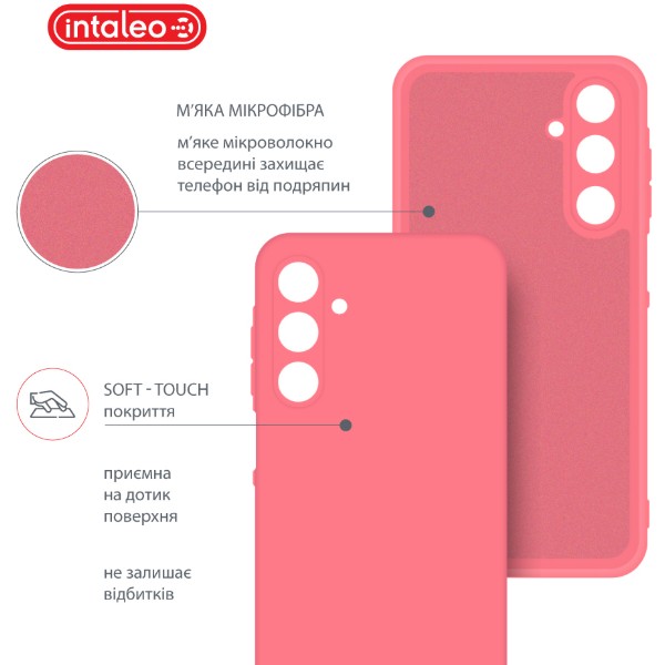 Фото - Чехол для смартфона Intaleo Silicone Case for Samsung Galaxy A25 Pink (1283126600128)