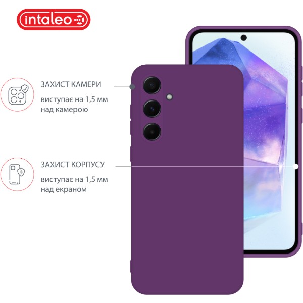 Фото - Чохол для смартфону Intaleo Silicone Case for Samsung Galaxy A55 Lilac (1283126600241)