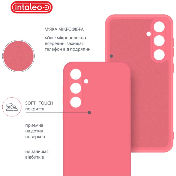 Фото - Чехол для смартфона Intaleo Silicone Case for Samsung Galaxy A55 Pink (1283126600265)