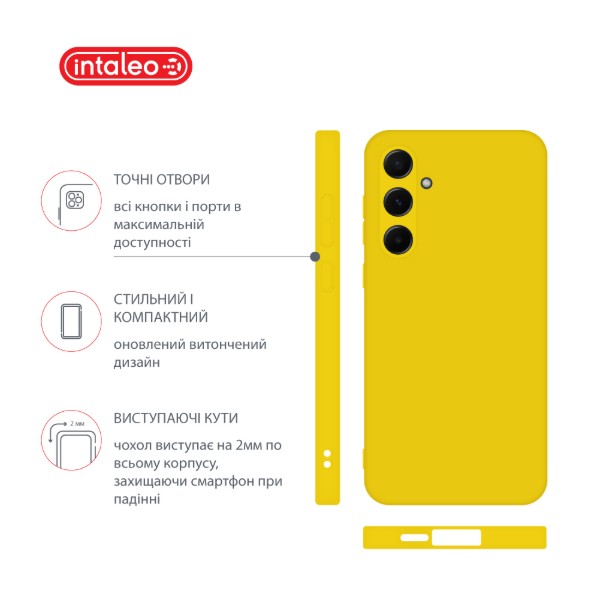 Фото - Чехол для смартфона Intaleo Silicone Case for Samsung Galaxy A55 Yellow (1283126600258)
