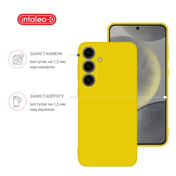 Фото - Чохол для смартфону Intaleo Silicone Case for Samsung Galaxy S24 Yellow (1283126600319)