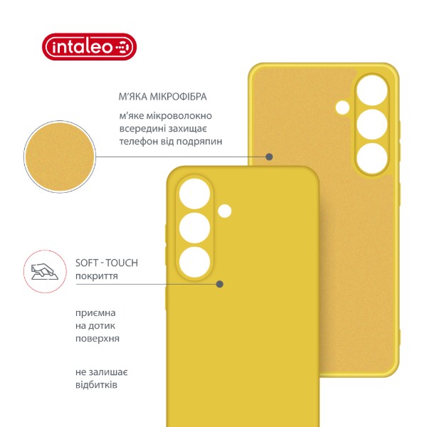 Фото - Чохол для смартфону Intaleo Silicone Case for Samsung Galaxy S25 Plus Yellow (1283126616822)