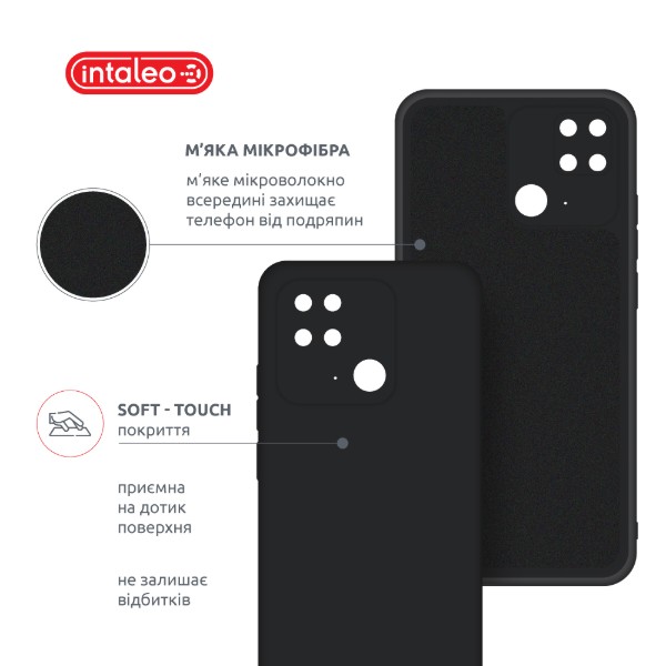 Фото - Чехол для смартфона Intaleo Silicone Case for Xiaomi Redmi 10C Black (1283126600593)