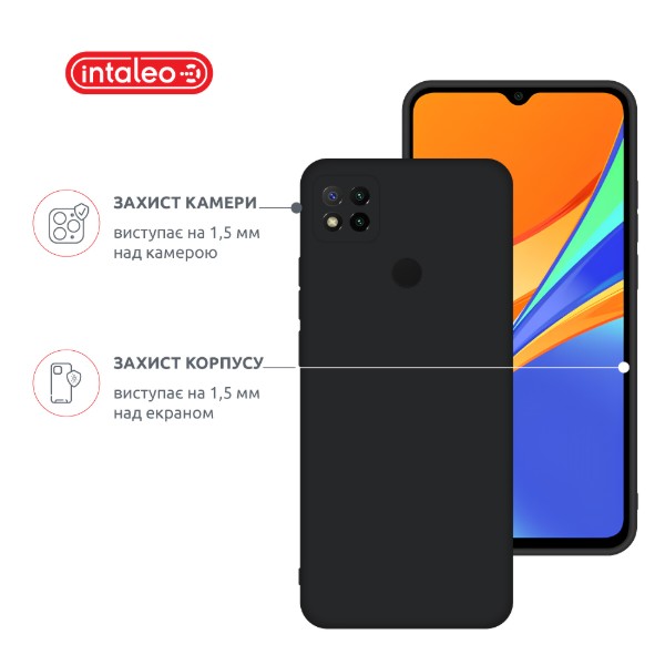 Фото - Чехол для смартфона Intaleo Silicone Case for Xiaomi Redmi 9C Black (1283126600876)