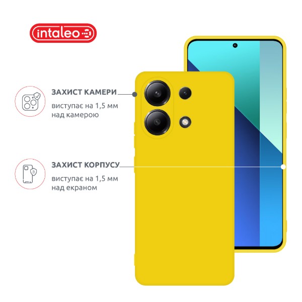 Фото - Чехол для смартфона Intaleo Silicone Case for Xiaomi Redmi Note 13 4G Yellow (1283126601057)