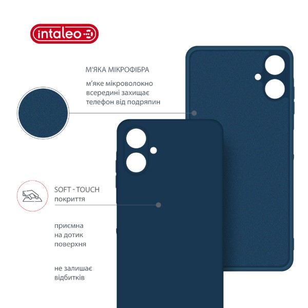 Фото - Чохол для смартфону Intaleo Silicone for Samsung Galaxy A06 Light Blue (1283126599880)