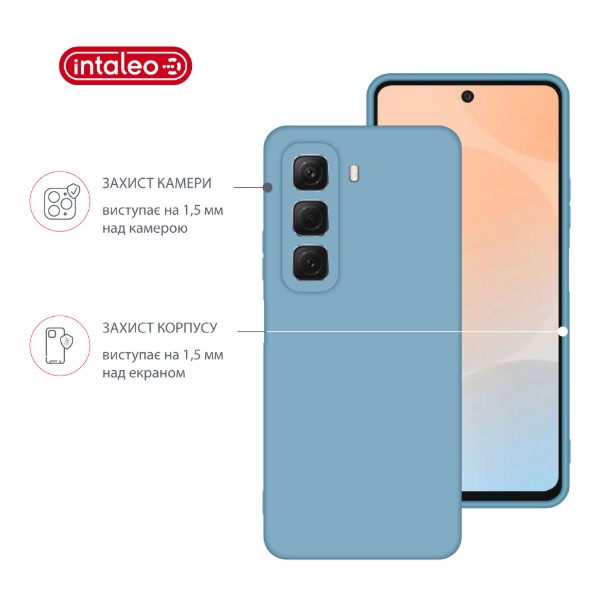 Фото - Чохол для смартфону Intaleo SoftShell for Infinix Hot 50 4G Light Blue (1283126618451)