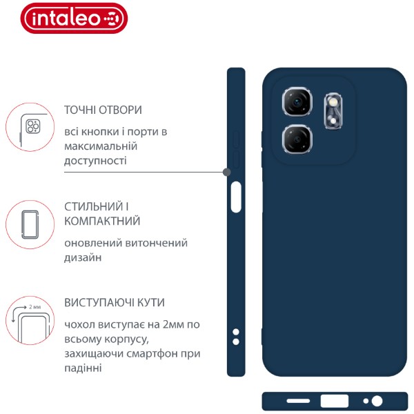 Фото - Чохол для смартфону Intaleo SoftShell for Infinix Hot 50i Blue (1283126609374)