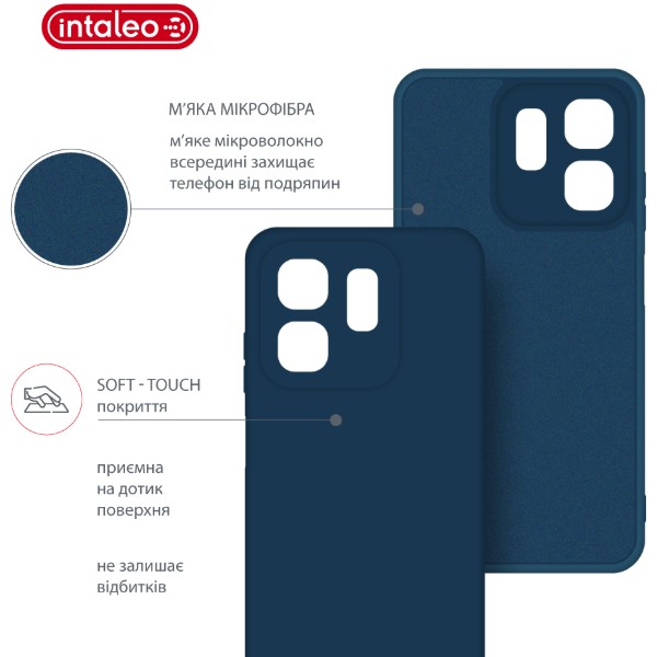 Фото - Чохол для смартфону Intaleo SoftShell for Infinix Hot 50i Blue (1283126609374)
