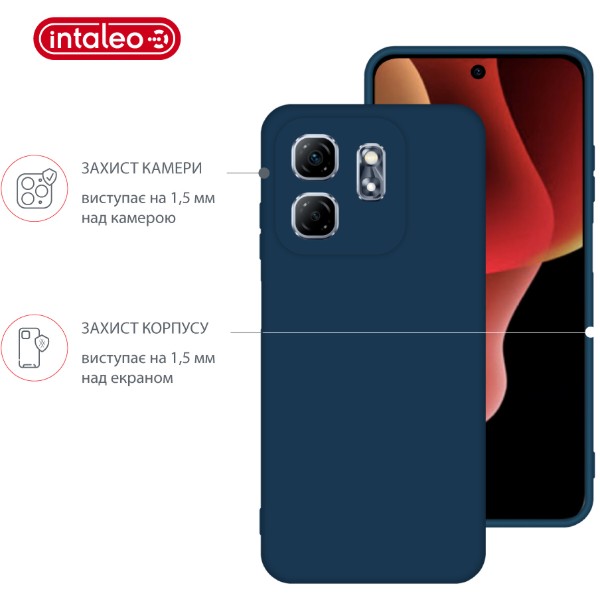 Фото - Чохол для смартфону Intaleo SoftShell for Infinix Hot 50i Blue (1283126609374)