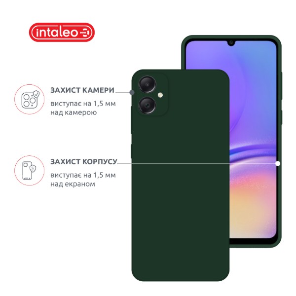 Фото - Чохол для смартфону Intaleo SoftShell for Samsung Galaxy A06 Dark Green (1283126609503)