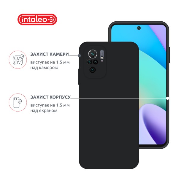 Фото - Чехол для смартфона Intaleo SoftShell for Xiaomi Redmi Note 10 4G Black (1283126619700)