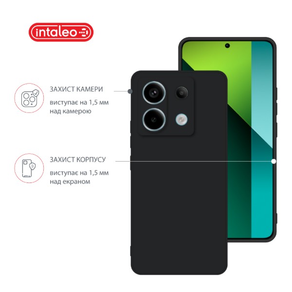 Фото - Чехол для смартфона Intaleo SoftShell for Xiaomi Redmi Note 13 Pro 5G Black (1283126592102)