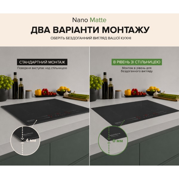 Фото - Варильна поверхня електрична Interline HIV 562 SIP BA Nano Matte