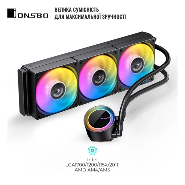 Фото - Водяная система охлаждения Jonsbo TX-360 Black