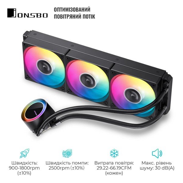 Фото - Водяная система охлаждения Jonsbo TX-360 Black