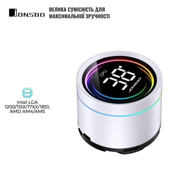 Фото - Водяна система охолодження Jonsbo TX-360 White