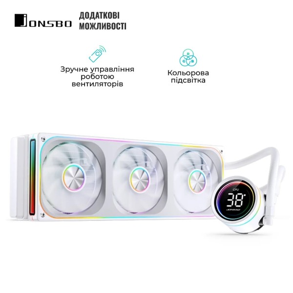 Фото - Водяна система охолодження Jonsbo TX-360 White
