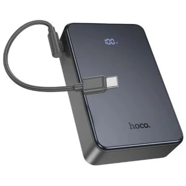 Фото - Батарея мобильная HOCO J170A Starlight 22.5W+PD20W 20000mAh Metal Gray (6942007672702)