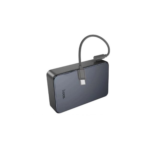 Фото - Батарея мобильная HOCO J170A Starlight 22.5W+PD20W 20000mAh Metal Gray (6942007672702)