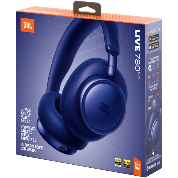 Фото - Наушники полноразмерные беспроводные JBL Live 780NC - Blue (JBLLIVE780NCBLU)