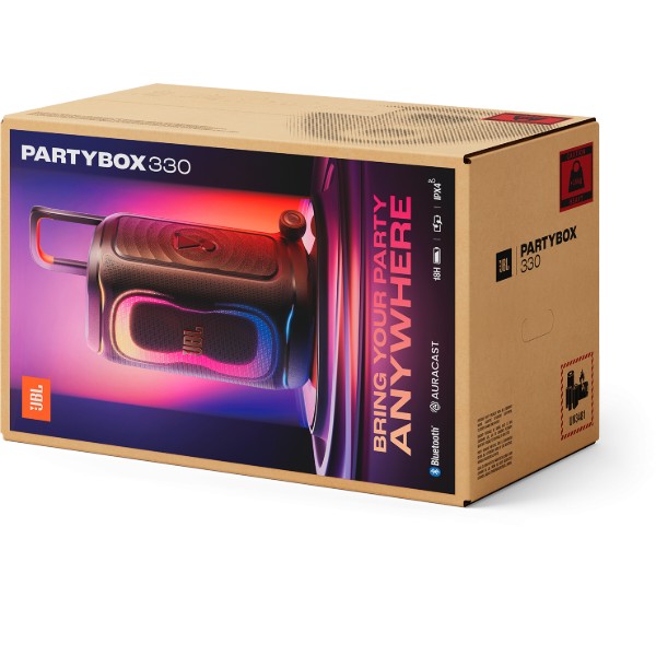 Фото - Акустическая система JBL PartyBox 330 Black (JBLPB330BLKEP)