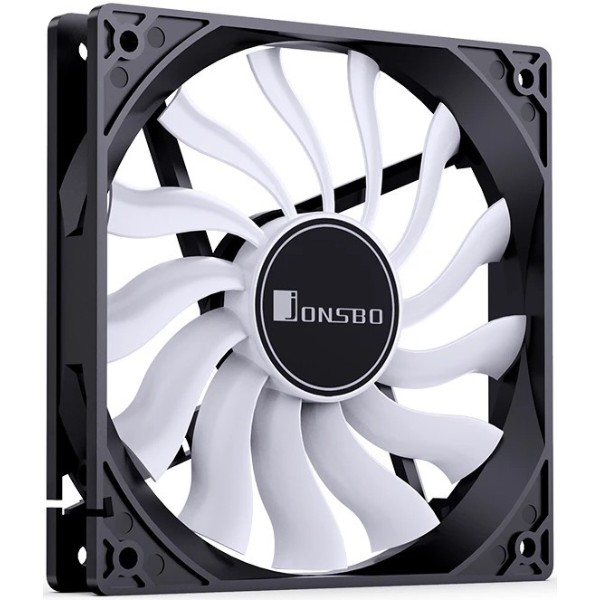 Фото - Корпусний вентилятор Jonsbo Кулер JONSBO 12020 Black (120mm, 1100RPM, 28.6dB, 1*3Pin+1*4Pin)