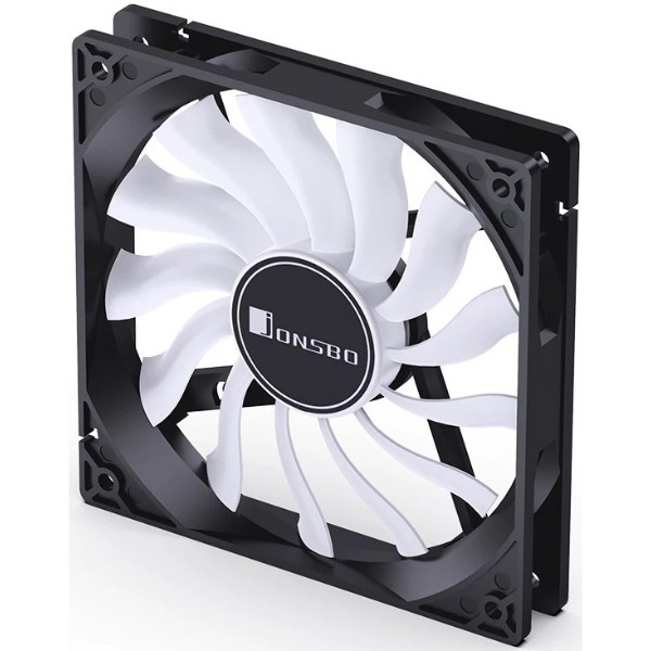 Фото - Корпусний вентилятор Jonsbo Кулер JONSBO 12020 Black (120mm, 1100RPM, 28.6dB, 1*3Pin+1*4Pin)