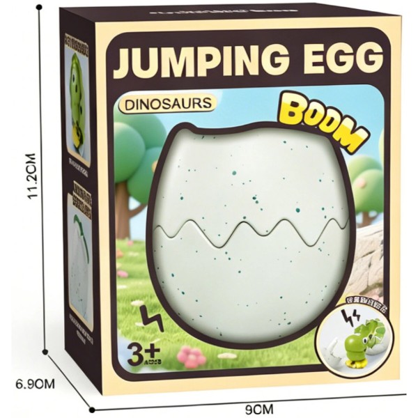 Фото - Інтерактивна іграшка JUMPING EGG Підстрибуючий динозавр в яйці (ZS-005)
