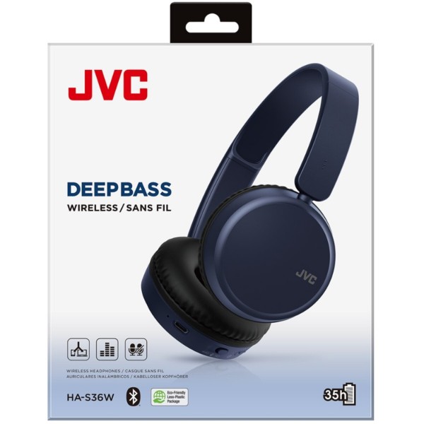 Фото - Наушники накладные беспроводные JVC HAS36W-AU