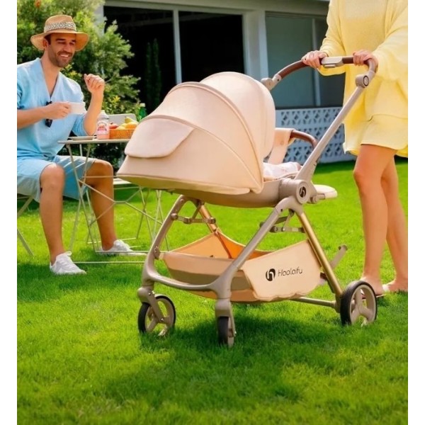 Фото - Коляска універсальна 2 в 1 Kidilo Haolaifu H3 Beige (692870766409)