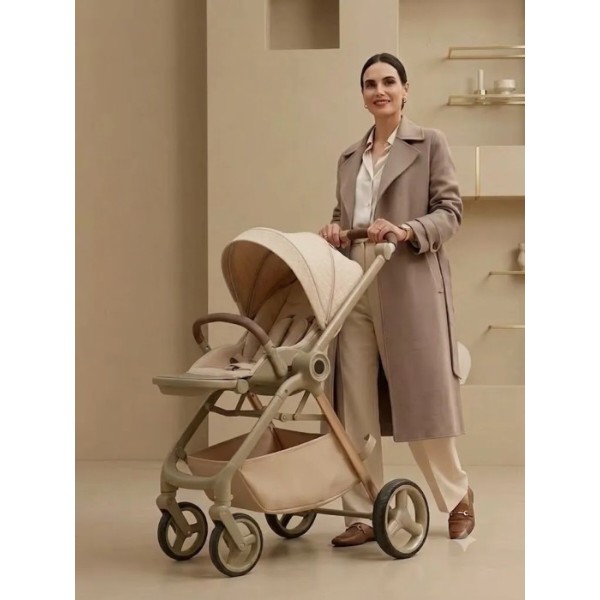 Фото - Коляска універсальна 2 в 1 Kidilo Haolaifu H3 Beige (692870766409)