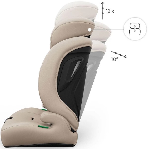 Фото - Автокрісло Kinderkraft Comfort Up 2 Plus i-Size Beige (KCCOUP02BEGPL00)