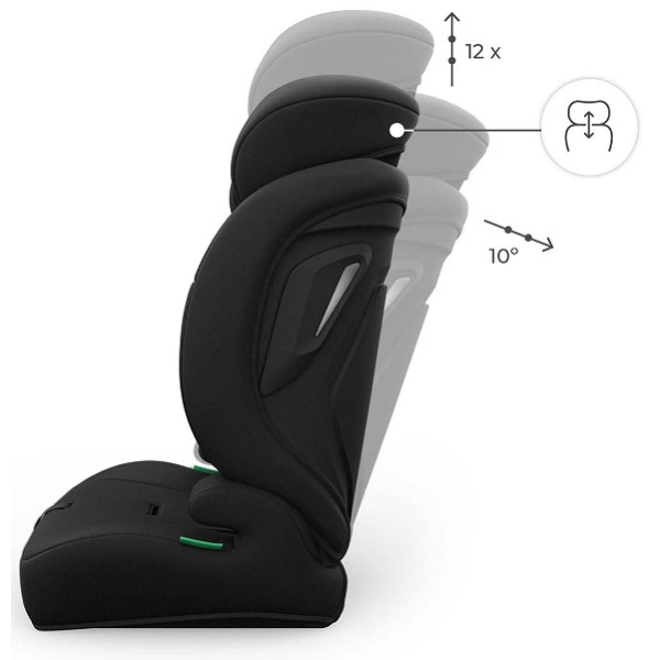 Фото - Автокрісло Kinderkraft Comfort Up 2 Plus i-Size Black (KCCOUP02BLKPL00)