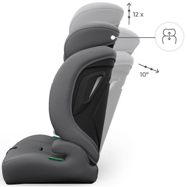 Фото - Автокрісло Kinderkraft Comfort Up 2 Plus i-Size Grey (KCCOUP02GRYPL00)