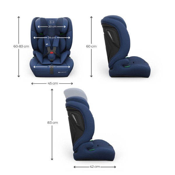 Фото - Автокресло Kinderkraft Comfort Up 2 Plus i-Size Navy (KCCOUP02NAVPL00)