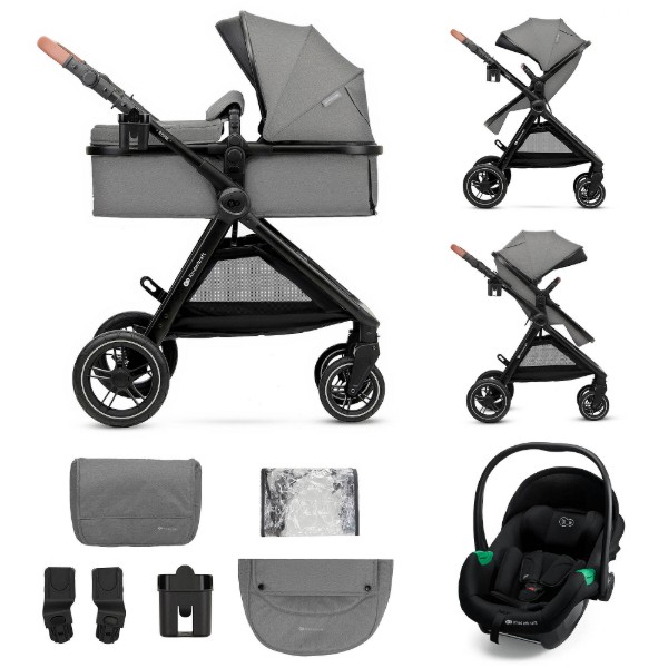 Фото - Коляска універсальна 3 в 1 Kinderkraft Esme Pro Gray (KSESME00GRY300N)