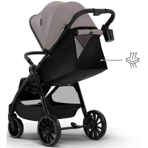 Фото - Коляска прогулочная Kinderkraft Grande 2 Beige (KSGRAN02BEG0000)