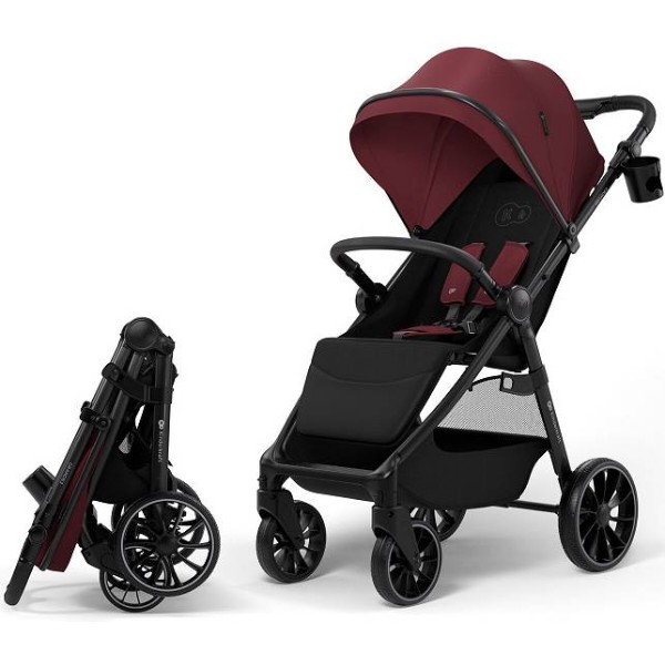Фото - Коляска прогулочная Kinderkraft Grande 2 Burgundy (KSGRAN02BRG0000)