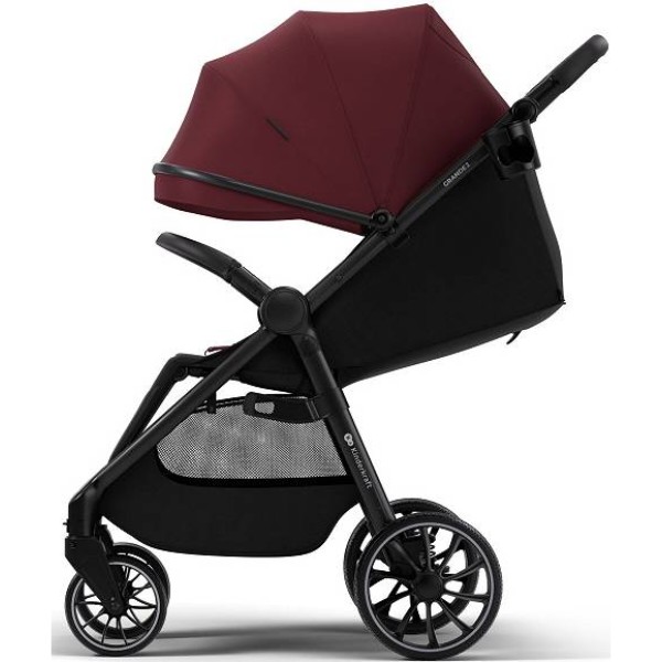 Фото - Коляска прогулочная Kinderkraft Grande 2 Burgundy (KSGRAN02BRG0000)