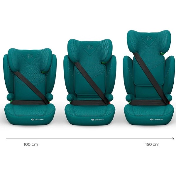 Фото - Автокрісло Kinderkraft Junior Fix 2 Plus i-Size Green (KCJUFI20GREPL0N)