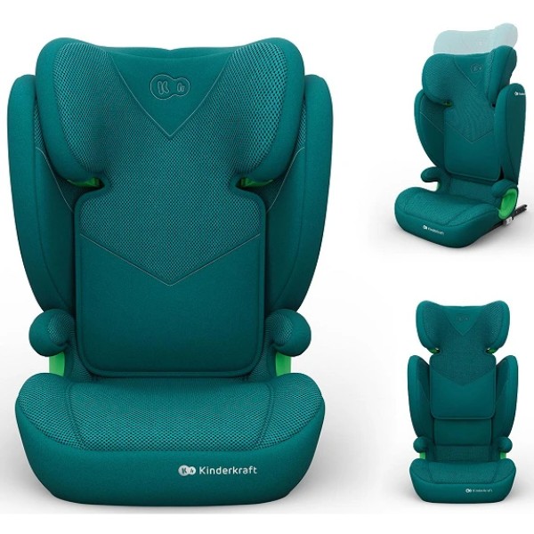 Фото - Автокрісло Kinderkraft Junior Fix 2 Plus i-Size Green (KCJUFI20GREPL0N)