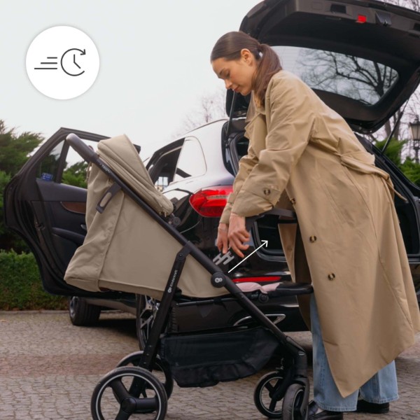 Фото - Коляска прогулянкова Kinderkraft Trig 3 Brown (KSTRIG03BRW0000)