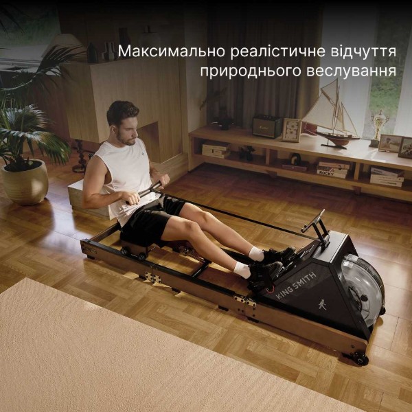 Фото - Гребной тренажер KingSmith WR20 (RMWR20F) красный дуб